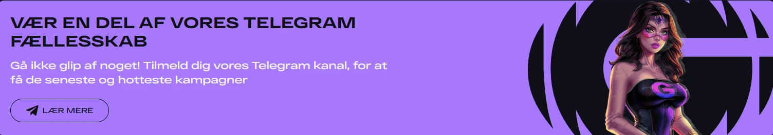 GlitchSpin Casino Telegram-kanalbanner